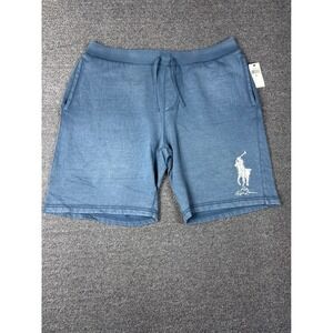 Polo Ralph Lauren Big Pony Fleece Shorts Clancy Blue XLT 711941842001 New Tag